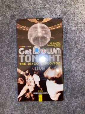 Get Down Tonight: The Disco Explosion - Live (Black) VHS sealed
